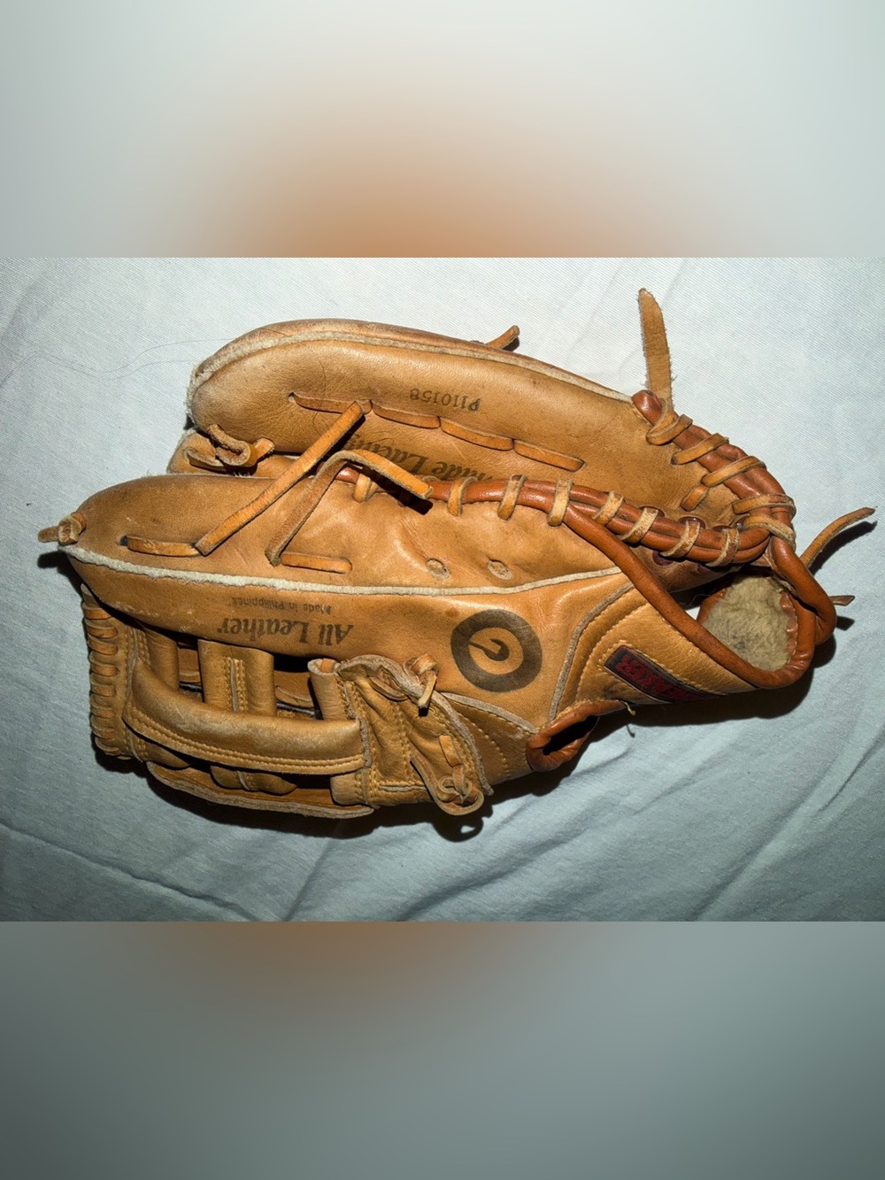 All Leather Kids Baseball Glove - Tan